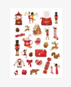 Stickers de Noël All The Ways To Say – 3 planches
