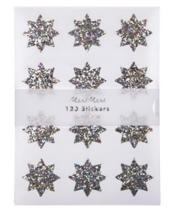 Stickers étoiles scintillantes Meri Meri – Set de 120