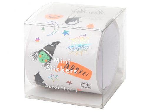 Rouleau 500 stickers Halloween