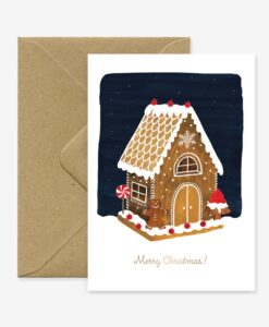 Carte de Noël Ginger Bread House All The Ways To Say