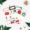 Stickers etiquettes cadeaux de Noël All The Ways To Say - 3 planches