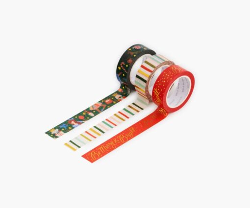 Masking tape Noël Rifle Paper Co – Lot de 3