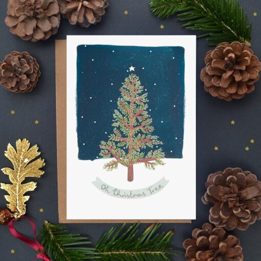 Carte de Noël Oh Christmas Tree Jade Fisher