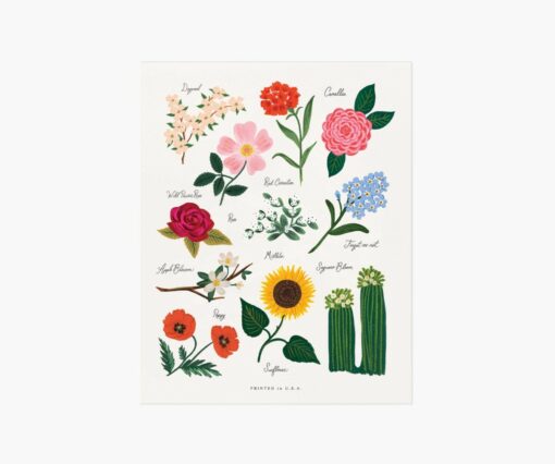 Affiche Florals of the USA Rifle Paper