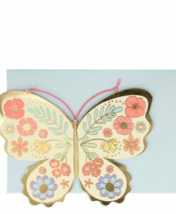 Carte anniversaire à poser Papillon
