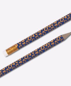 Crayons à papier Leopard Bleu