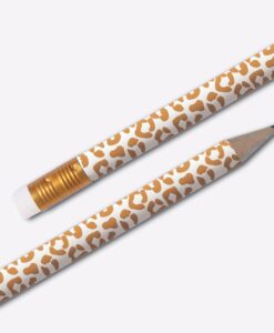 Crayon à papier Leopard Blanc