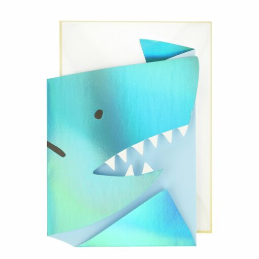 Carte anniversaire 3D Requin Meri Meri