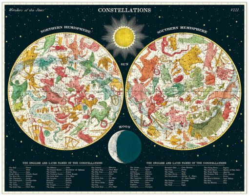 Puzzle Constellations 1000 pièces Cavallini