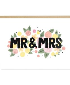 Carte couple Mr & Mrs Jade Fisher