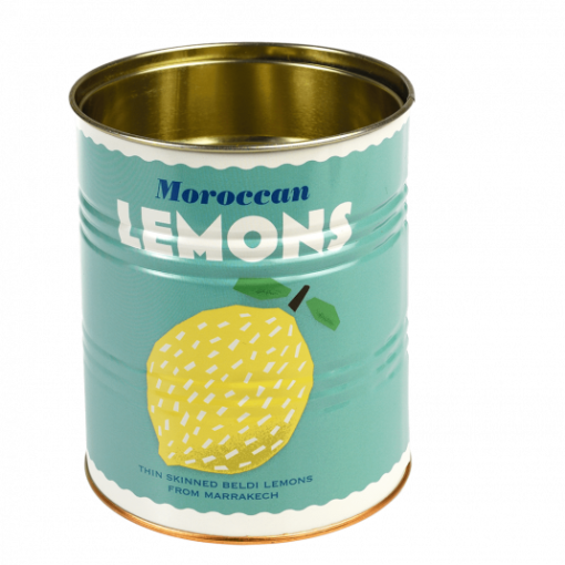Set de 2 pots en métal – Boîtes de conserve Citrons Et Harissa