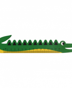 Règle en bois crocodile