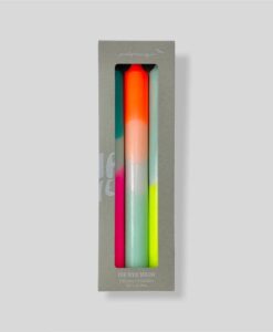 Bougies Dip Dye Neon – Rainbow Kisses
