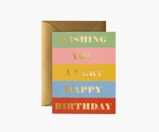 Carte Birthday Wishes Rifle Paper