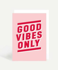 Carte Good vibes only