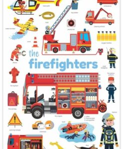 Mini poster + 22 Stickers Les Pompiers (3-8 Ans)