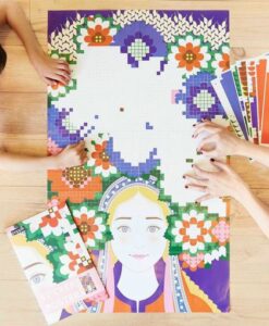 Poster + 1600 stickers – Flower Crown (6-12 ans)