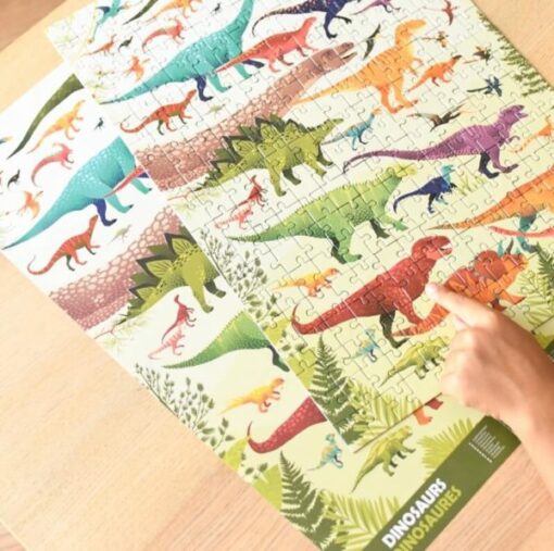 Puzzle 280 pièces Dinosaures Poppik
