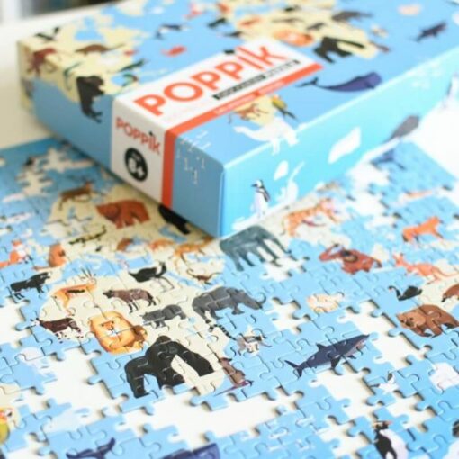 Puzzle 500 pièces Animaux Poppik