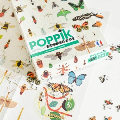 Puzzle 500 pièces Insectes Poppik