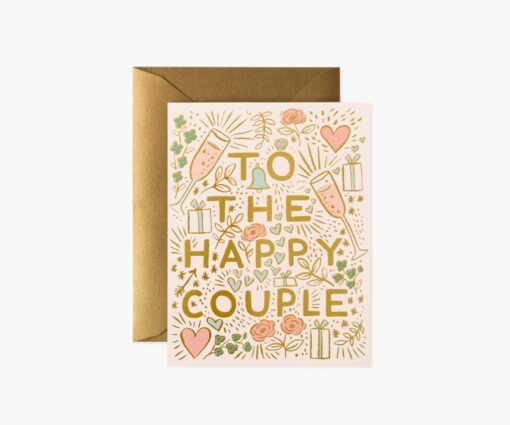 Carte mariage To the Happy Couple Rifle Paper