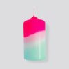Bougie Dip Dye Neon – Peppermint Tower
