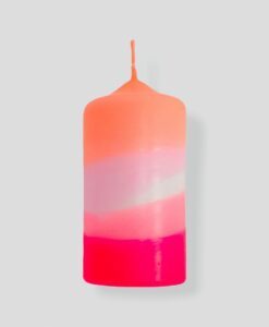 Bougie Dip Dye Neon – Flamingo Cake