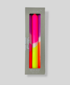 Bougies Dip Dye Neon – Pink Infusion