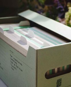 Boîte de rangement “Archivio” Foglietto – Vert Olive