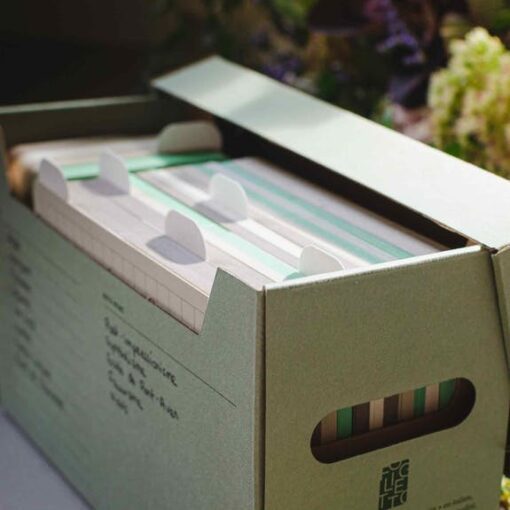 Boîte de rangement “Archivio” Foglietto – Vert Olive