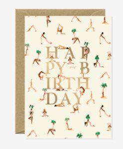 Carte anniversaire Yoga All the Ways to Say