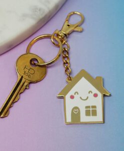 Porte clés Happy House Nutmeg and Arlo