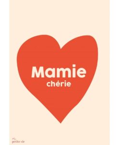 Carte Mamie chérie