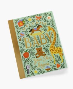 Carte naissance Storybook baby Rifle Paper