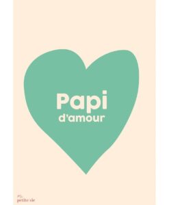 Carte Papi d’amour