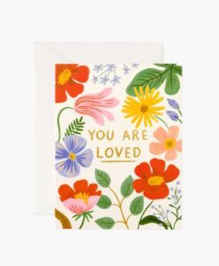 Carte You are loved Rifle Paper
