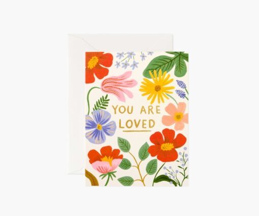 Carte You are loved Rifle Paper