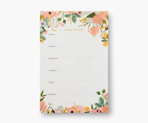 Grand bloc-notes Rifle Paper Garden Party pastel