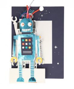 Carte anniversaire Robot Meri Meri