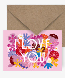 Carte amour Bloomy Love Typealive