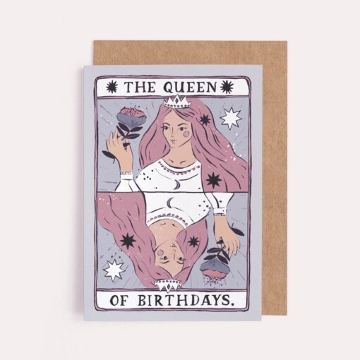 Carte anniversaire femme Queen Sister Paper