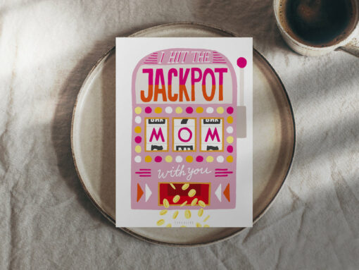 Carte maman Jackpot Mum Typealive