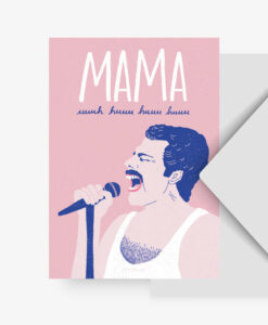 Carte Mama Freddie Mercury Typealive