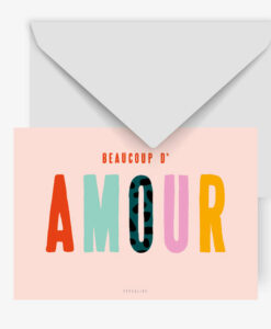 Carte Beaucoup d’amour Typealive