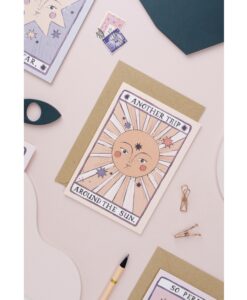 Carte anniversaire tarot Sun Sister Paper