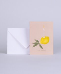 Carte Lemon Birthday Season Paper