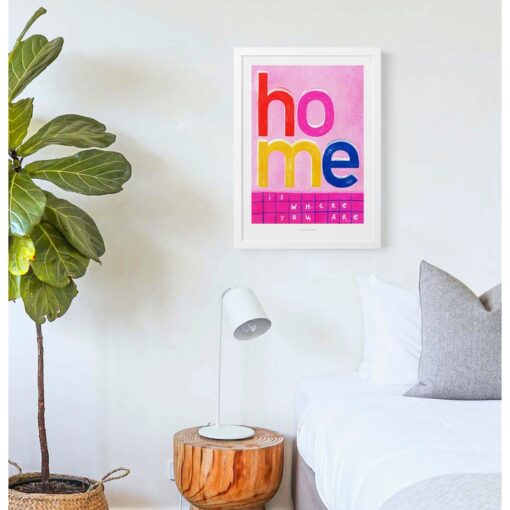 Affiche A5 Home is where… Just Cool Design