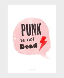 Affiche A5 Retro Punk Girl Just Cool Design