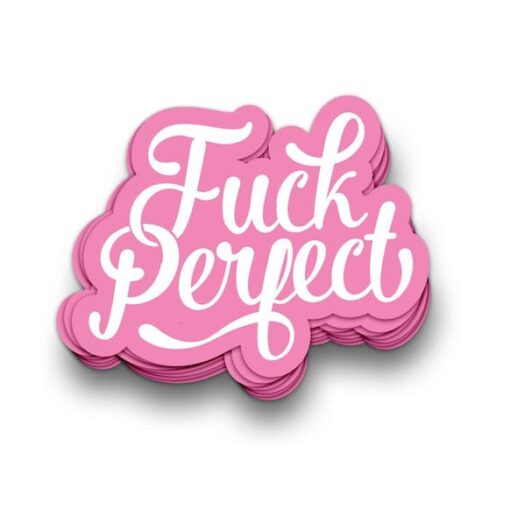 Sticker Fuck perfect Studio Inktvis