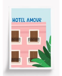 Affiche A4 Hôtel Amour Taxi Brousse